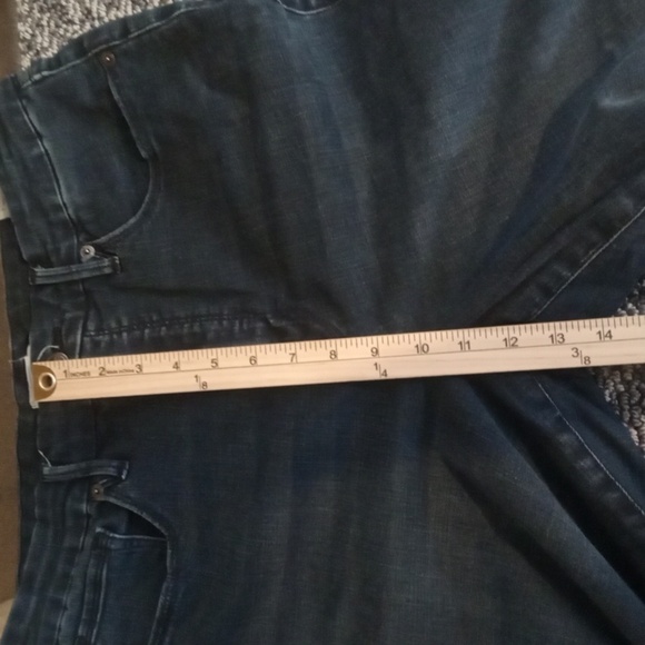 Good American Good Waist Crop Raw Hem Blue Womens Jeans Size 15 - Picture 6 of 9